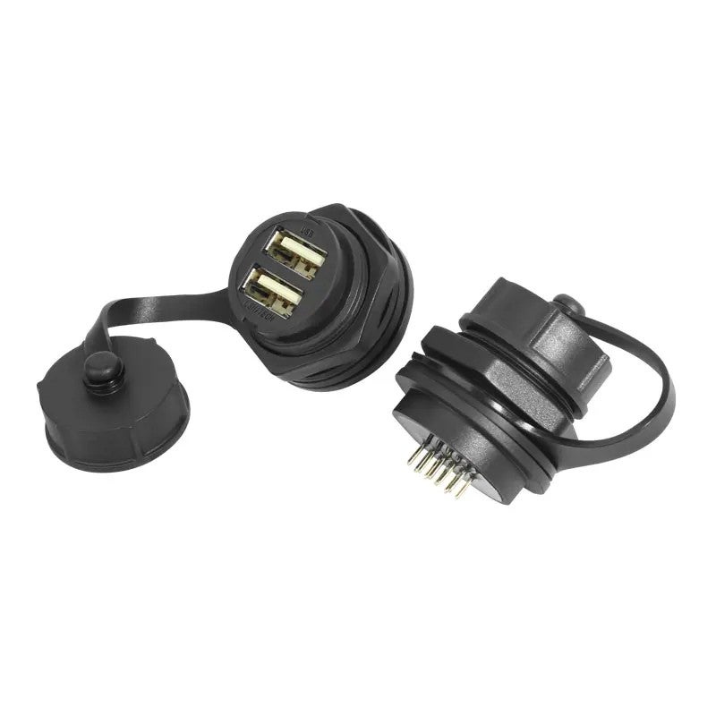 Y&D Dual USB 3.0 Male to Female Extension Cable for Car Marine Truck Bus - USB Port Adapter Cord - Automobile Chargers Compatible - Image 4